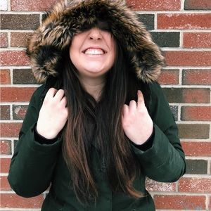 Northface Green Winter Jacket